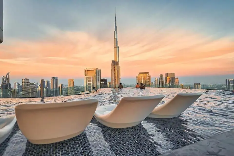 2Bd - 6 Guests - 59Th Floor, Burj Views 64Th Floor Infinity Pool Apartment Dubai 0*,