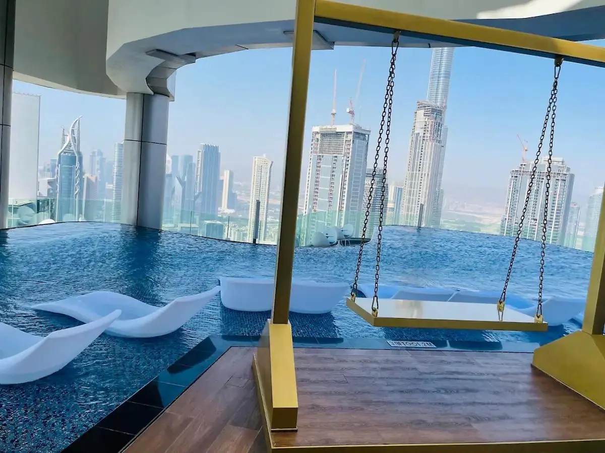 2Bd - 6 Guests - 59Th Floor, Burj Views 64Th Floor Infinity Pool Apartment Dubai